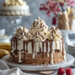 Banana Split Ice Cream Cake