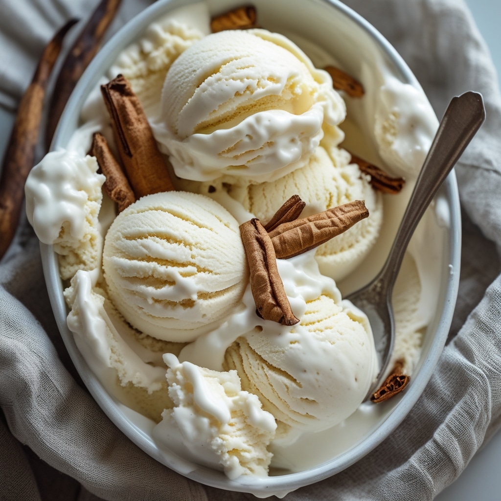 Creamy Vanilla Bean Homemade Ice Cream