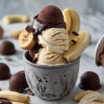 Chocolate Peanut Butter Banana Ice Cream