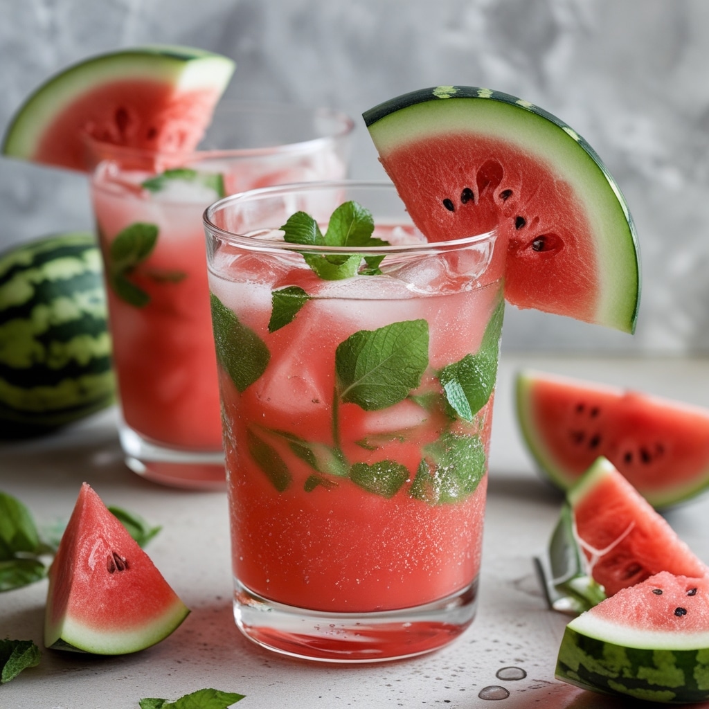 Watermelon Mojito Mocktail