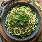 Zucchini Noodles with Pesto Sauce