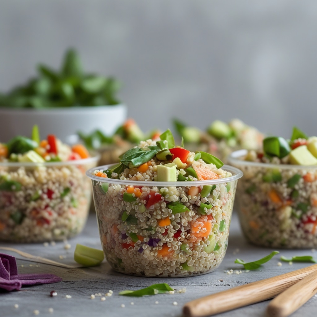 Healthy Quinoa Salad Cups for Kids