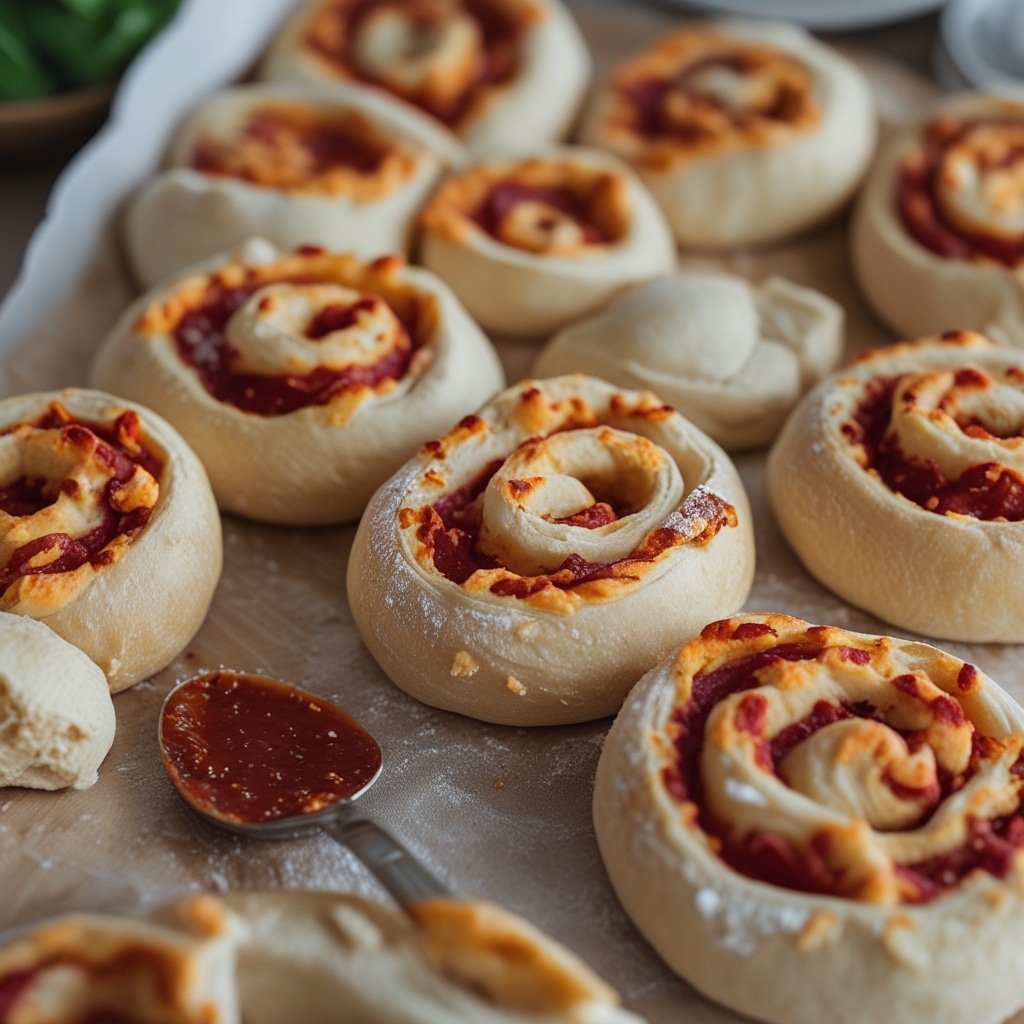 Homemade Pizza Rolls with Whole Wheat Dough