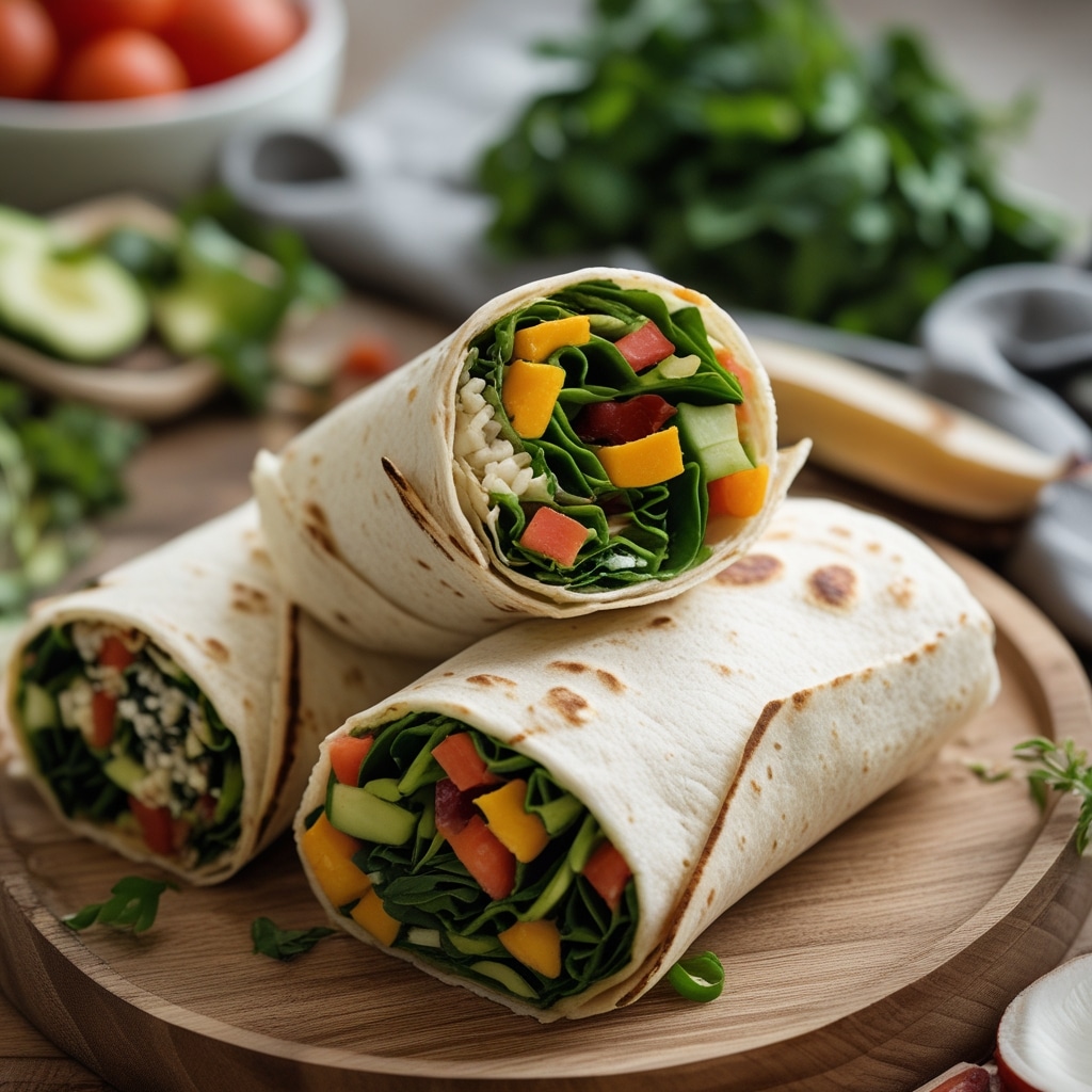 10-Minute Veggie Wraps for School Lunch