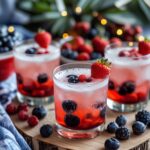 Sparkling Patriotic Punch with Berries
