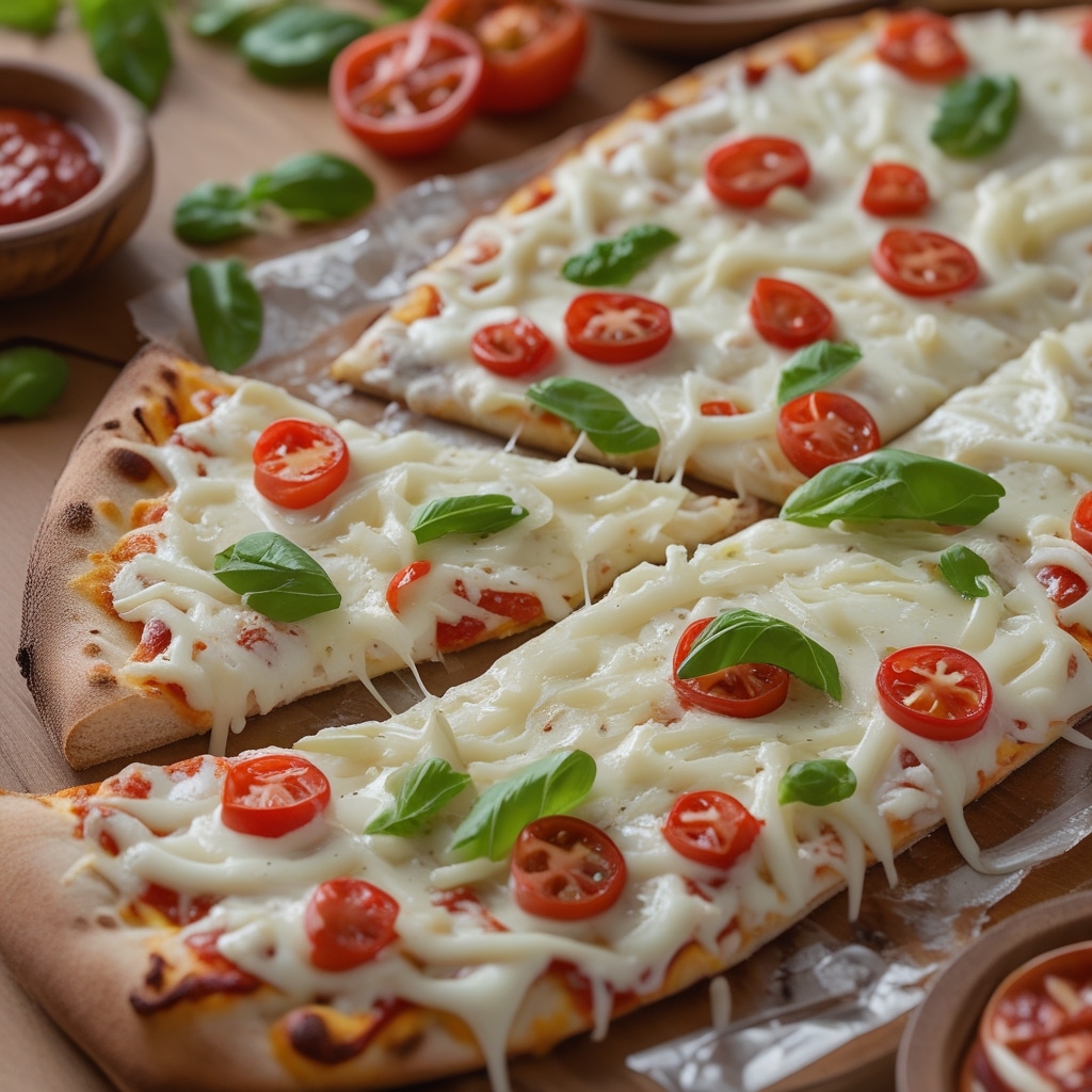 Super Cheesy White Sauce Pizza for Indulgence