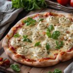Creamy Alfredo Cheese Pizza for a Gourmet Touch