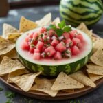Watermelon Salsa with Tortilla Chips