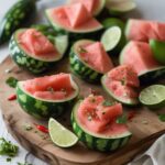 Chili Lime Watermelon Bites