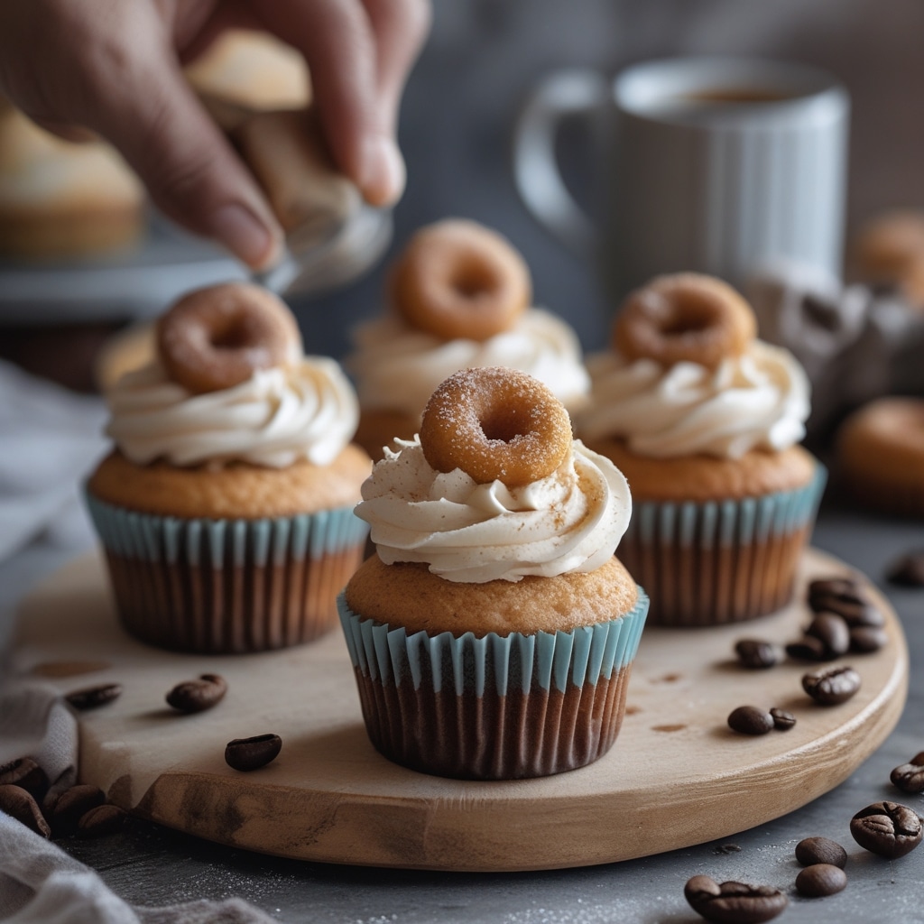 Coffee and Donut Cupcakes