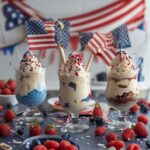 Patriotic Ice Cream Sundae Bar