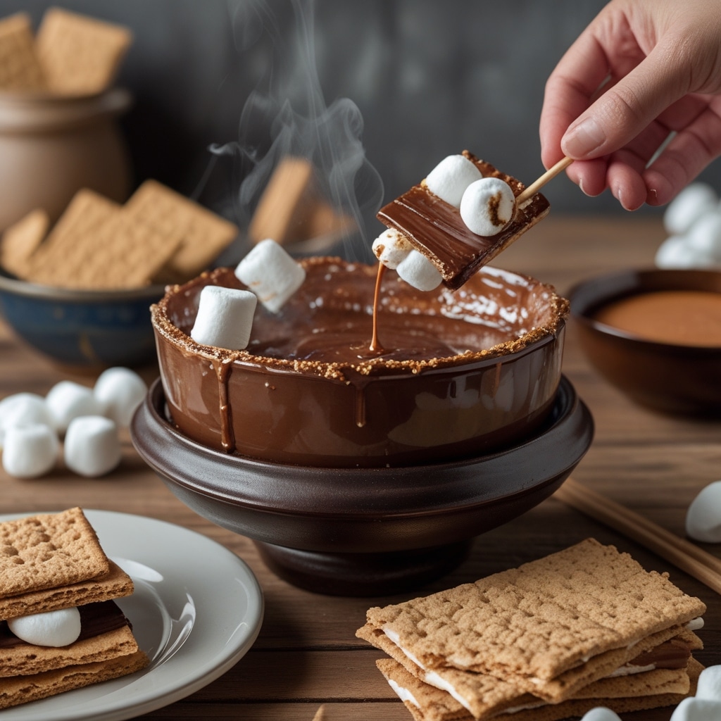 S'mores Fondue: An Interactive Dessert