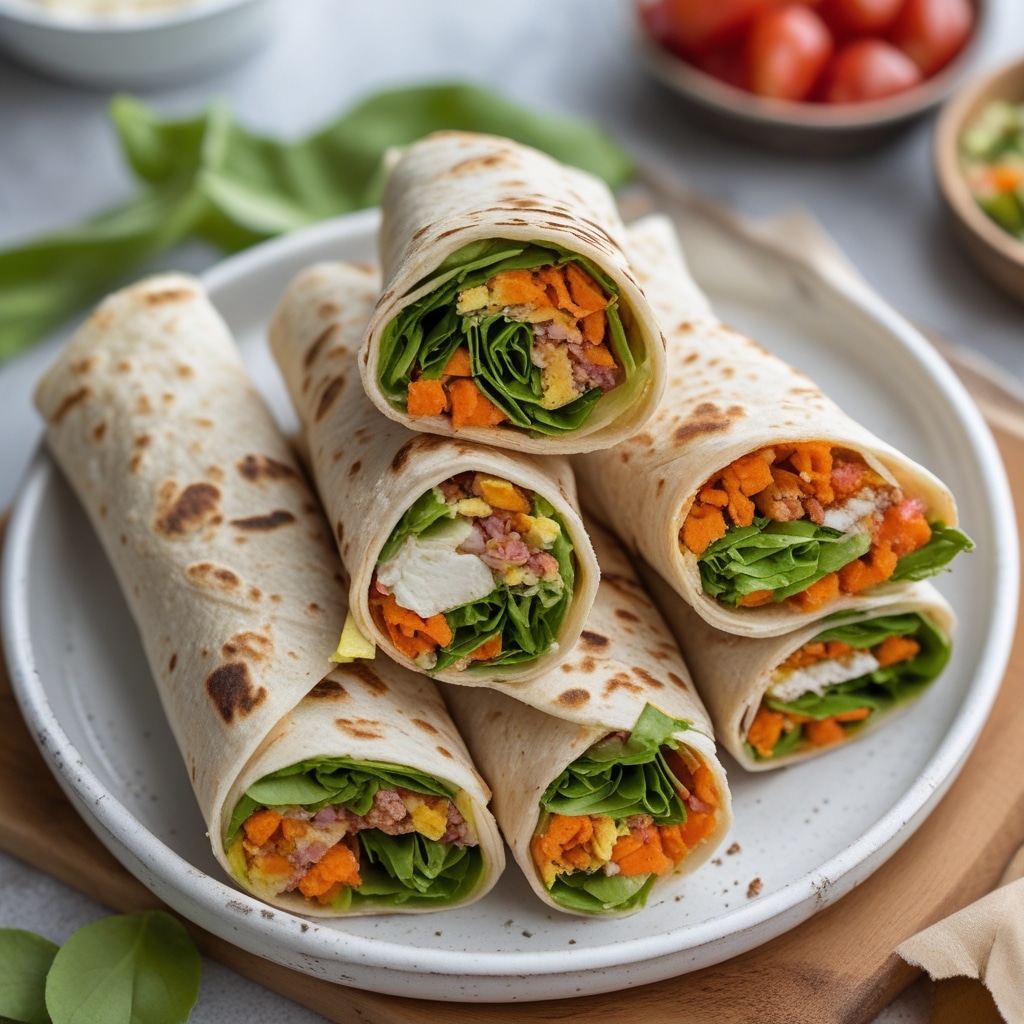 10-Minute Healthy School Lunch Wraps