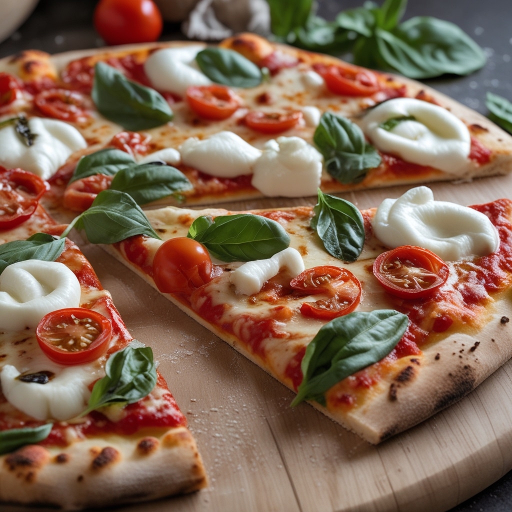 Classic Margherita Pizza with Fresh Mozzarella