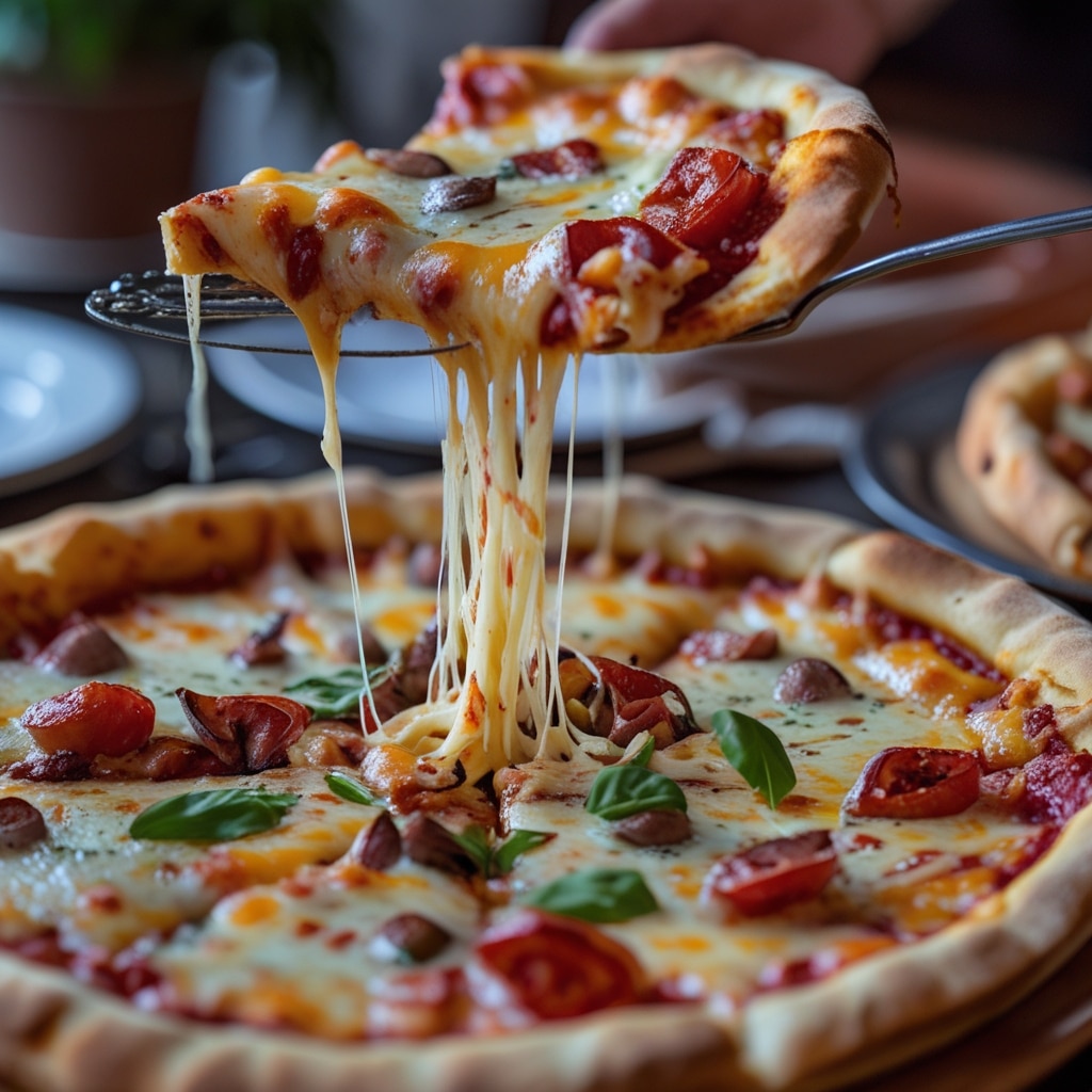 Cheese Lovers’ Deep Dish Pizza