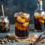 Cold Brew Coffee with Vanilla Bean Syrup