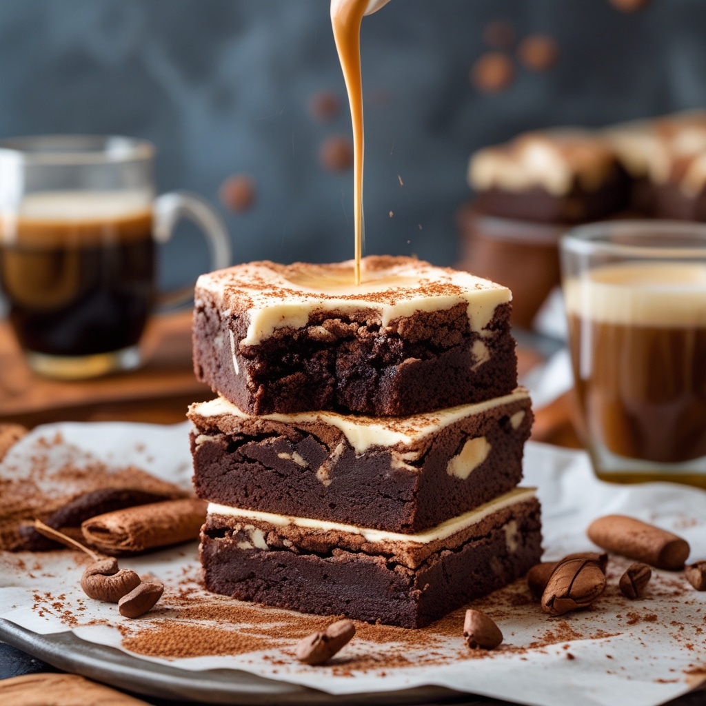 Gourmet Tiramisu Brownies with Espresso