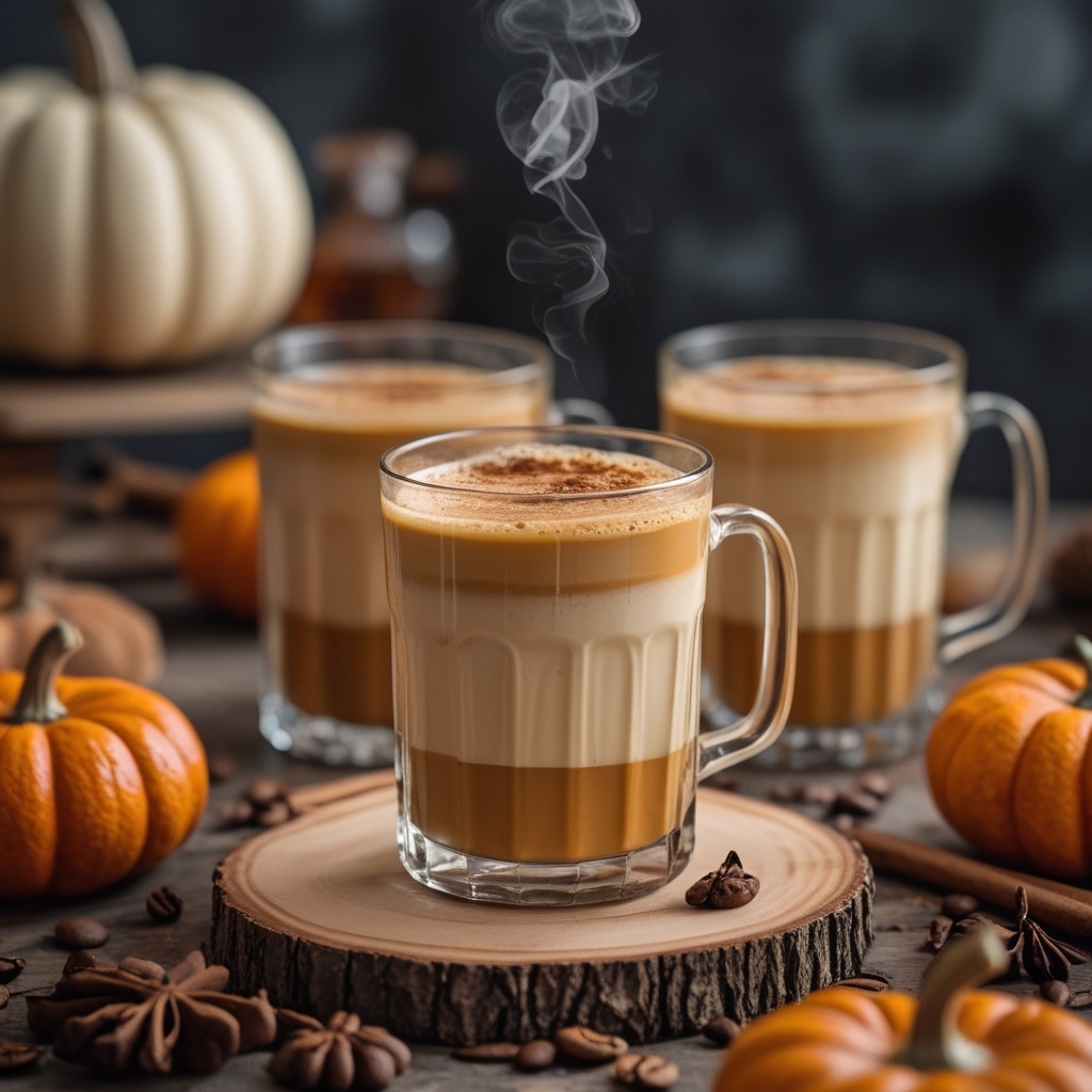 Spiced Pumpkin Coffee Cocktail for Fall