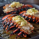 Grilled Garlic Butter Lobster Tails