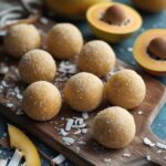 Frozen Papaya Coconut Protein Bites