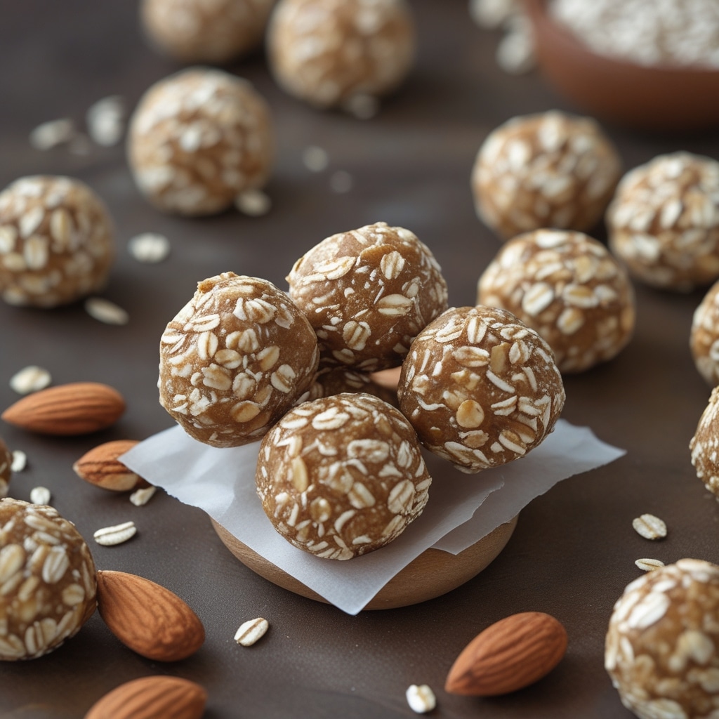 Oat Almond Protein Bites