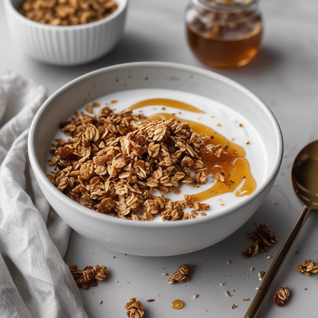 Greek Yogurt Honey Granola Bowl