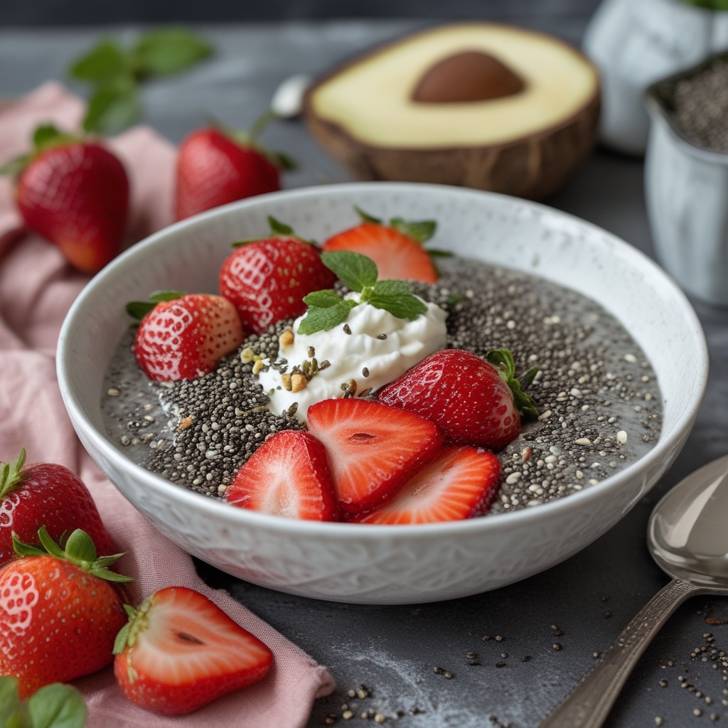 Strawberry Chia Antioxidant Bowl
