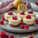 High Protein Raspberry Lemon Cheesecake Bites