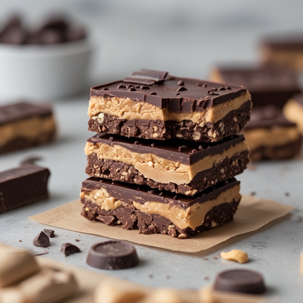 High Protein Chocolate Peanut Butter Protein Bars