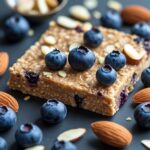 High Protein Blueberry Almond Protein Bars