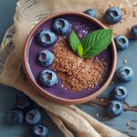 Flaxseed Blueberry Gut Health Smoothie