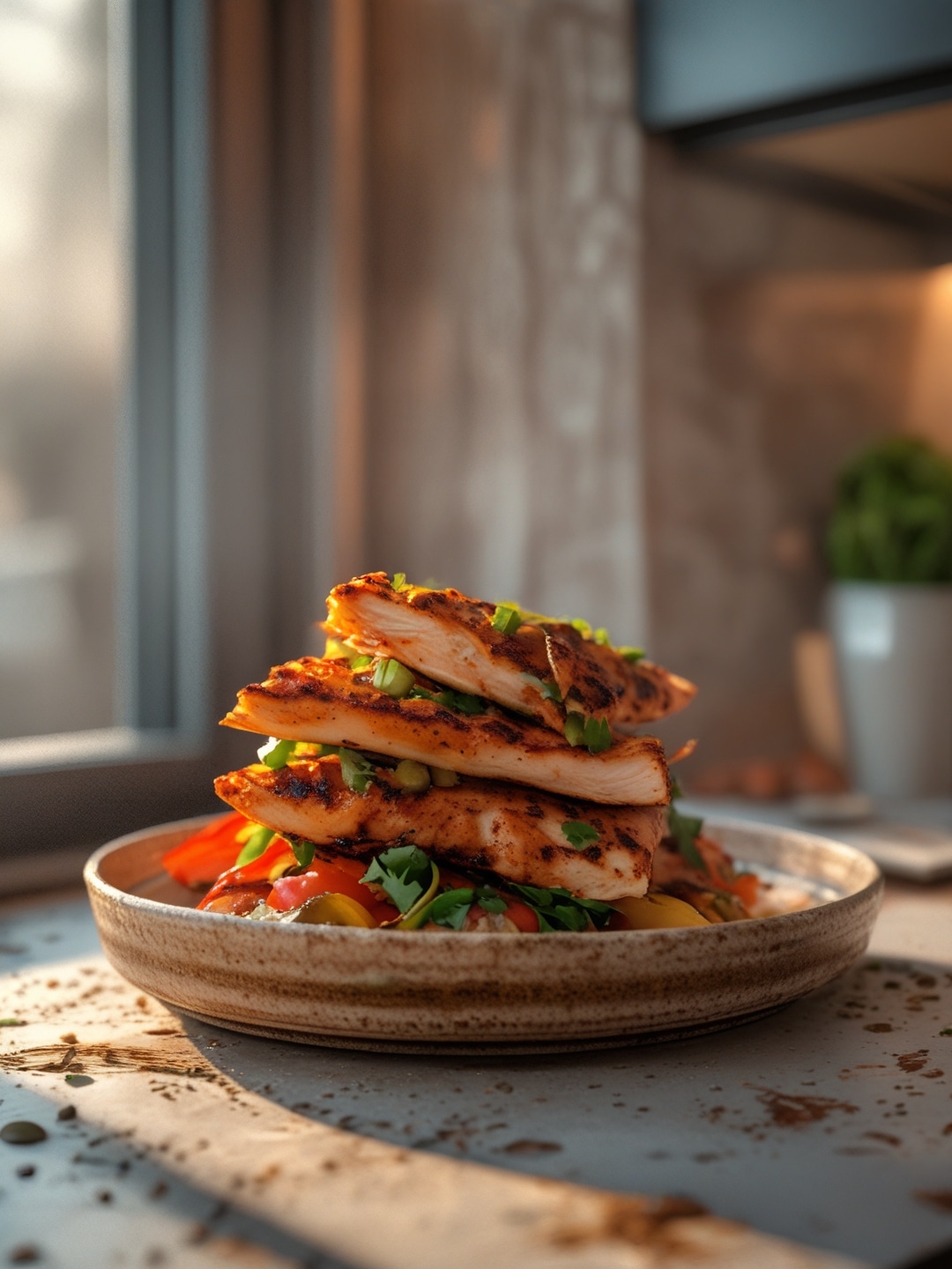 Fiesta Grilled Chicken Fajitas