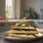 Savory Grilled Pesto Chicken Flatbread