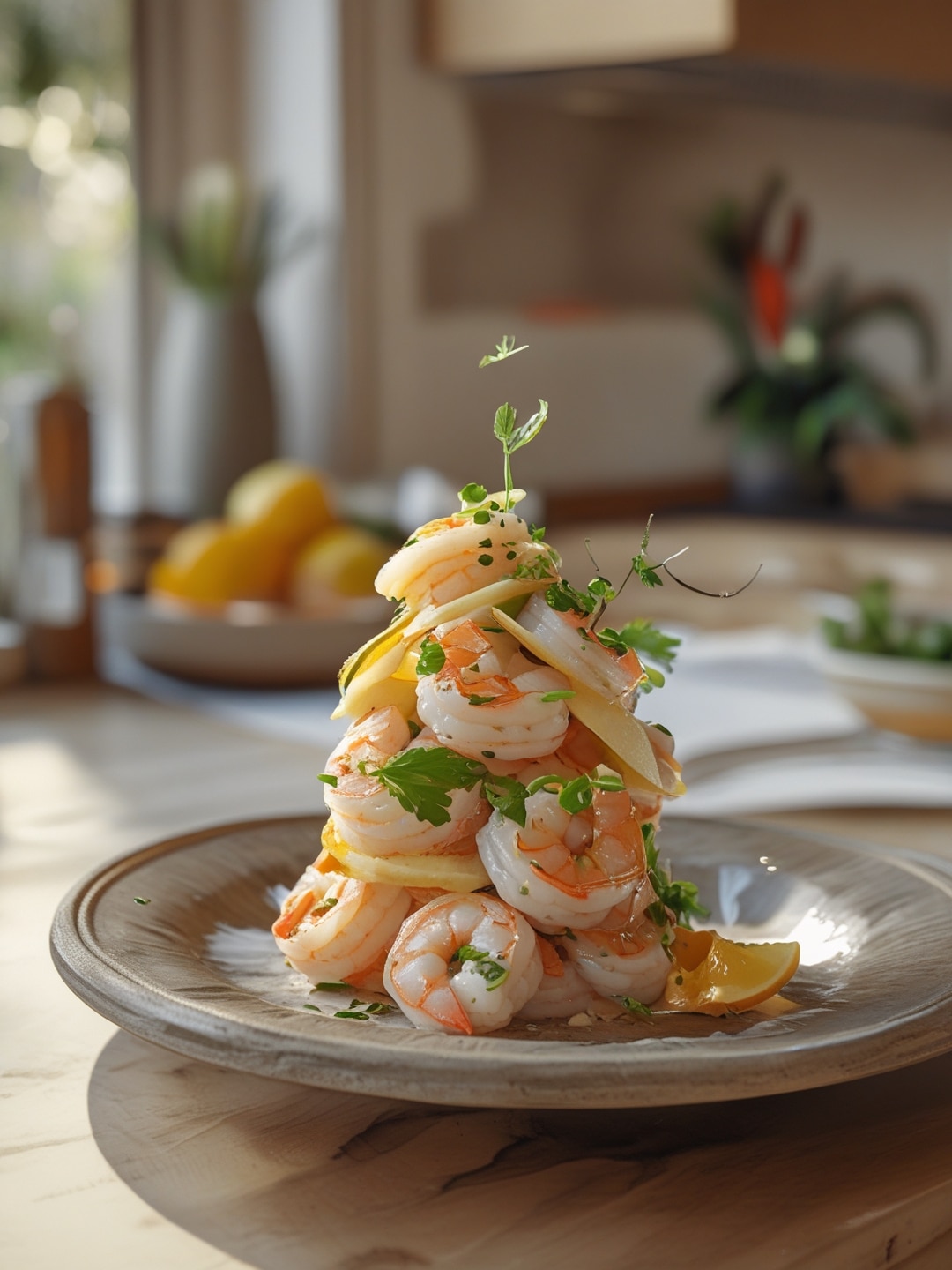 Labor Day Citrus Dressed Shrimp Salad