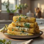 Grilled Corn with Cilantro-Lime Butter