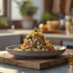 Labor Day Pasta Salad with Grilled Vegetables