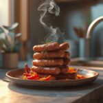 Savory Grilled Sausages with Bell Peppers