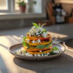 Grilled Peach Salad with Goat Cheese