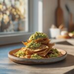 Guacamole Queso Dip for Game Day