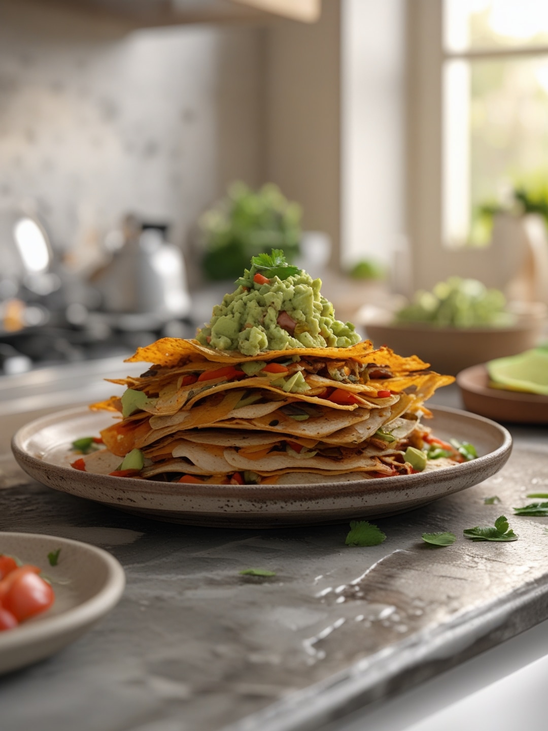 Guacamole Fajitas for Quick Dinner