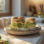 Guacamole Sliders with Avocado Dressing