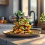 Loaded Guacamole Nachos with All the Fixings