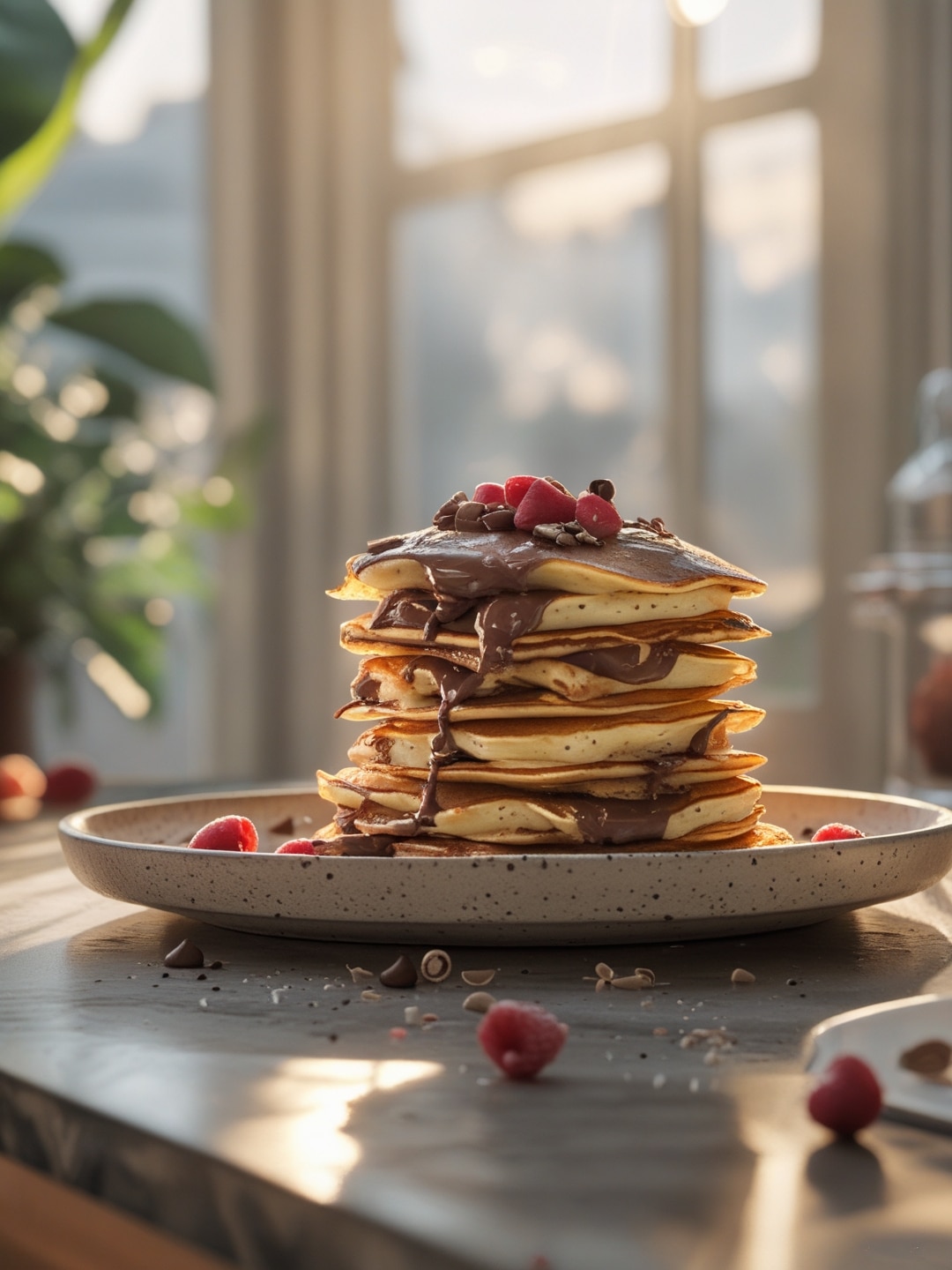 Nutella-Stuffed Pancakes for a Chocolate Heaven