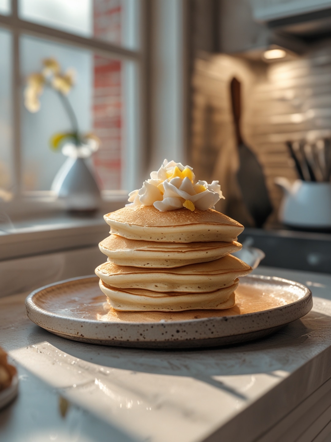 Cotton Candy Pancakes for a Fun Surprise
