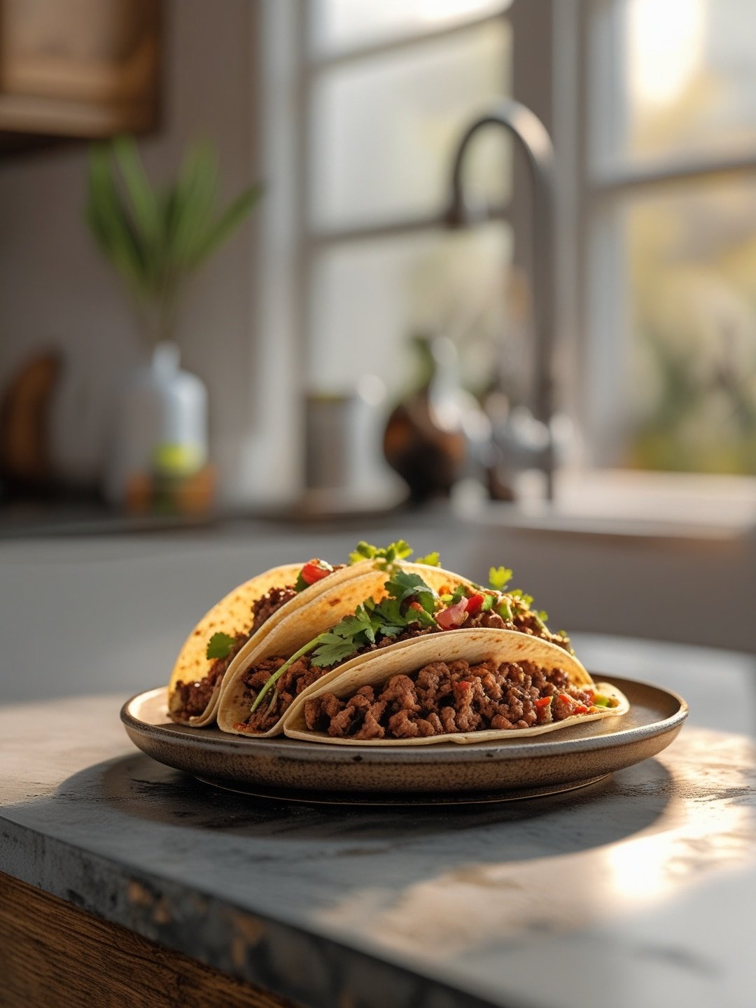 Easy Beef Tacos with Homemade Salsa