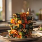 Grilled Vegetable Skewers with Zesty Marinade