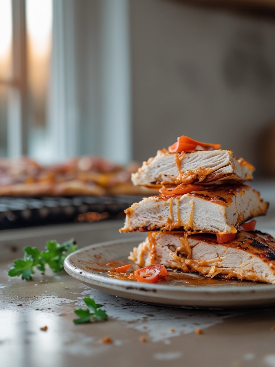 BBQ Chicken Pizza on the Grill
