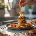 Cheeseburger Fondue with Dippable Toppings