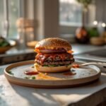 Ultimate BBQ Cheeseburger with Smoky Sauce