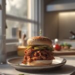 BBQ Pulled Pork Cheeseburger